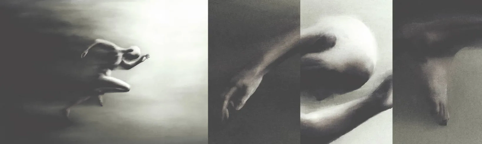 Fototapet Prøve Standard Eco - Ustoppelig - Sport, Løb, Mørke - 100x30 cm