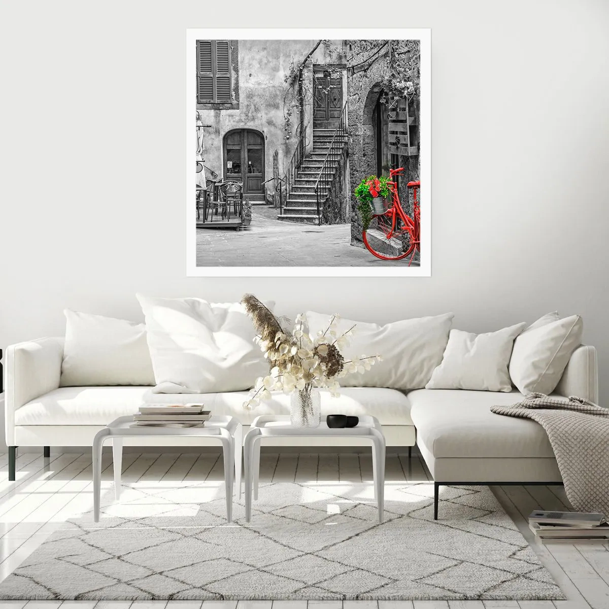 Plakat - Toscansk vej - 50x50 cm