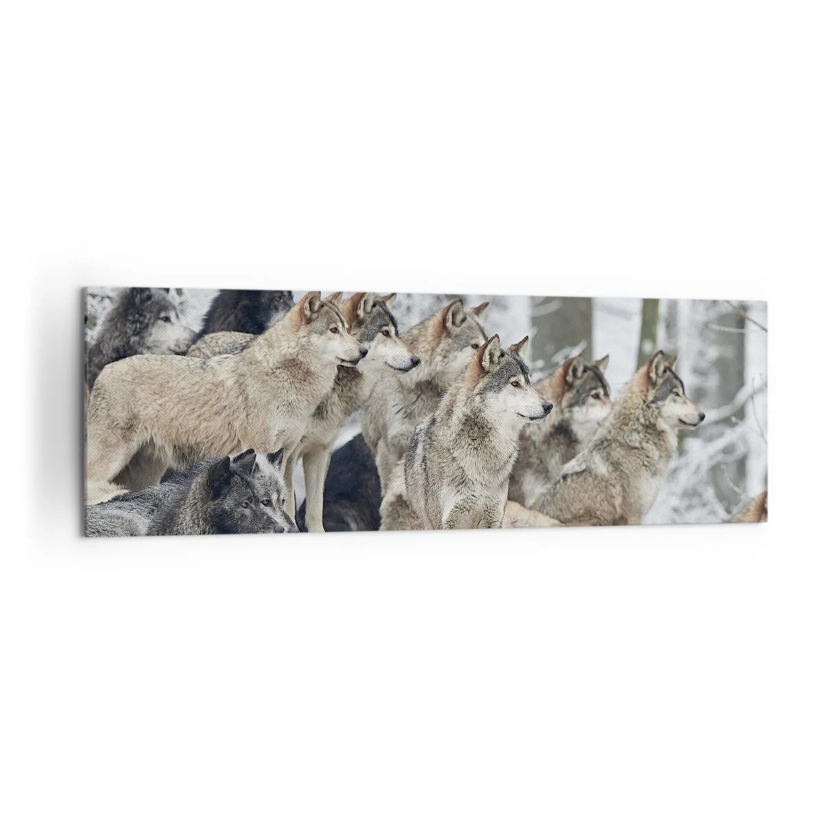 Lærredstryk - Billede på lærred - Familie og venner - 160x50 cm