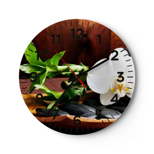 Vægur, Uret - Overgiv dig til naturens berøring - 40x40 cm