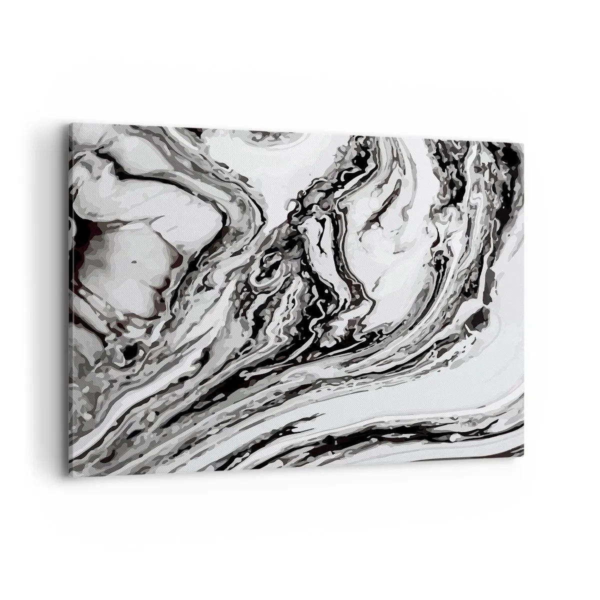 Lærredstryk - Billede på lærred - I begyndelsen var det kaos - 100x70 cm