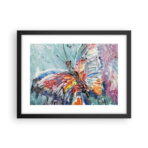 Plakat i sort ramme - Malet af naturen - 40x30 cm