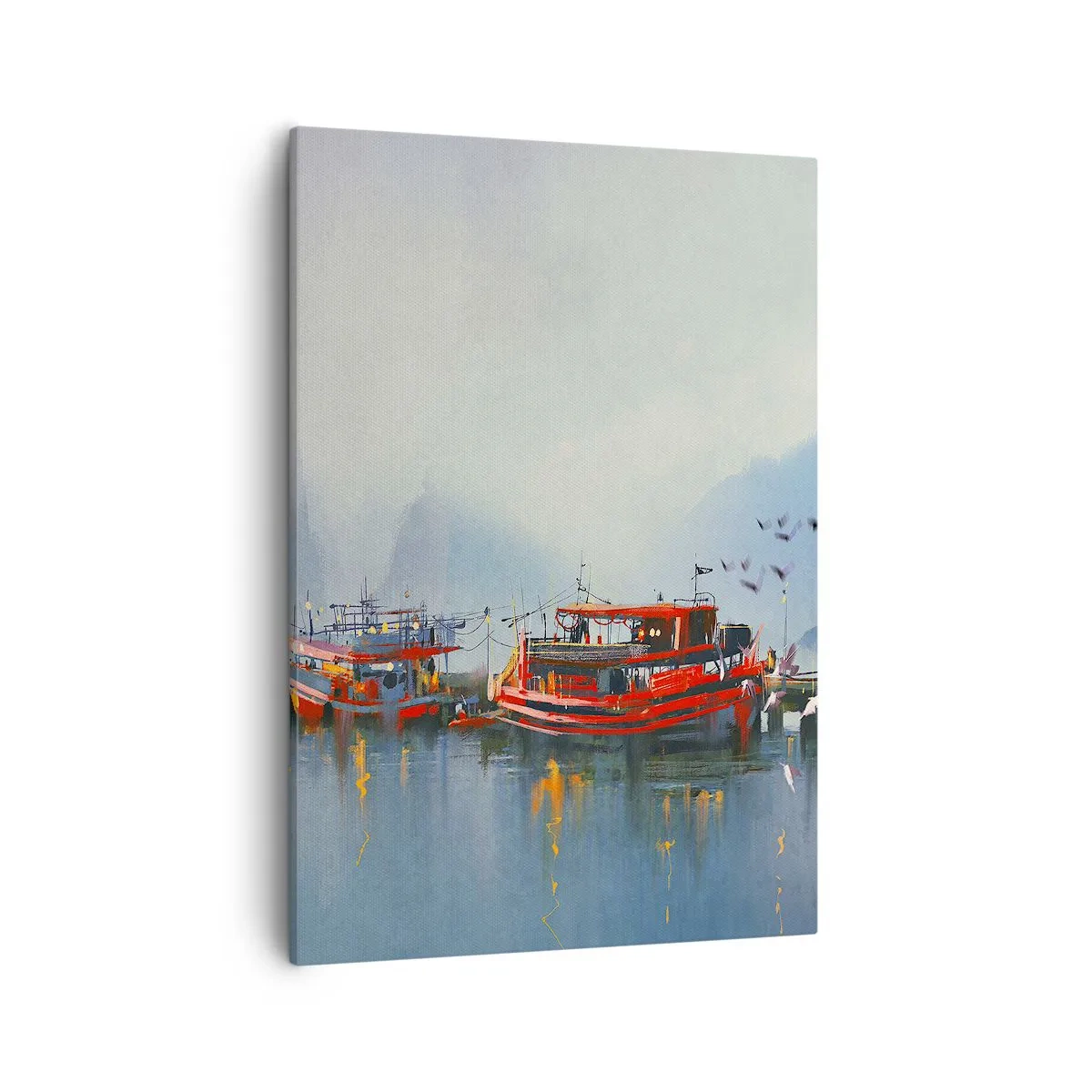 Lærredstryk - Billede på lærred - Ved verdens ende - 50x70 cm