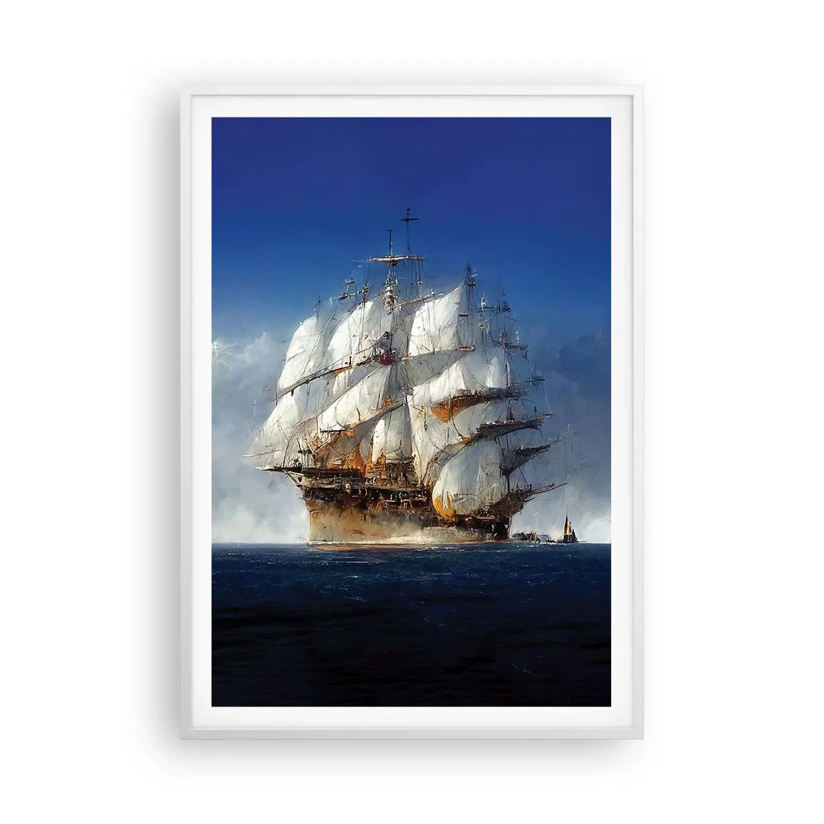 Plakat i hvid ramme - Den store herlighed! - 70x100 cm