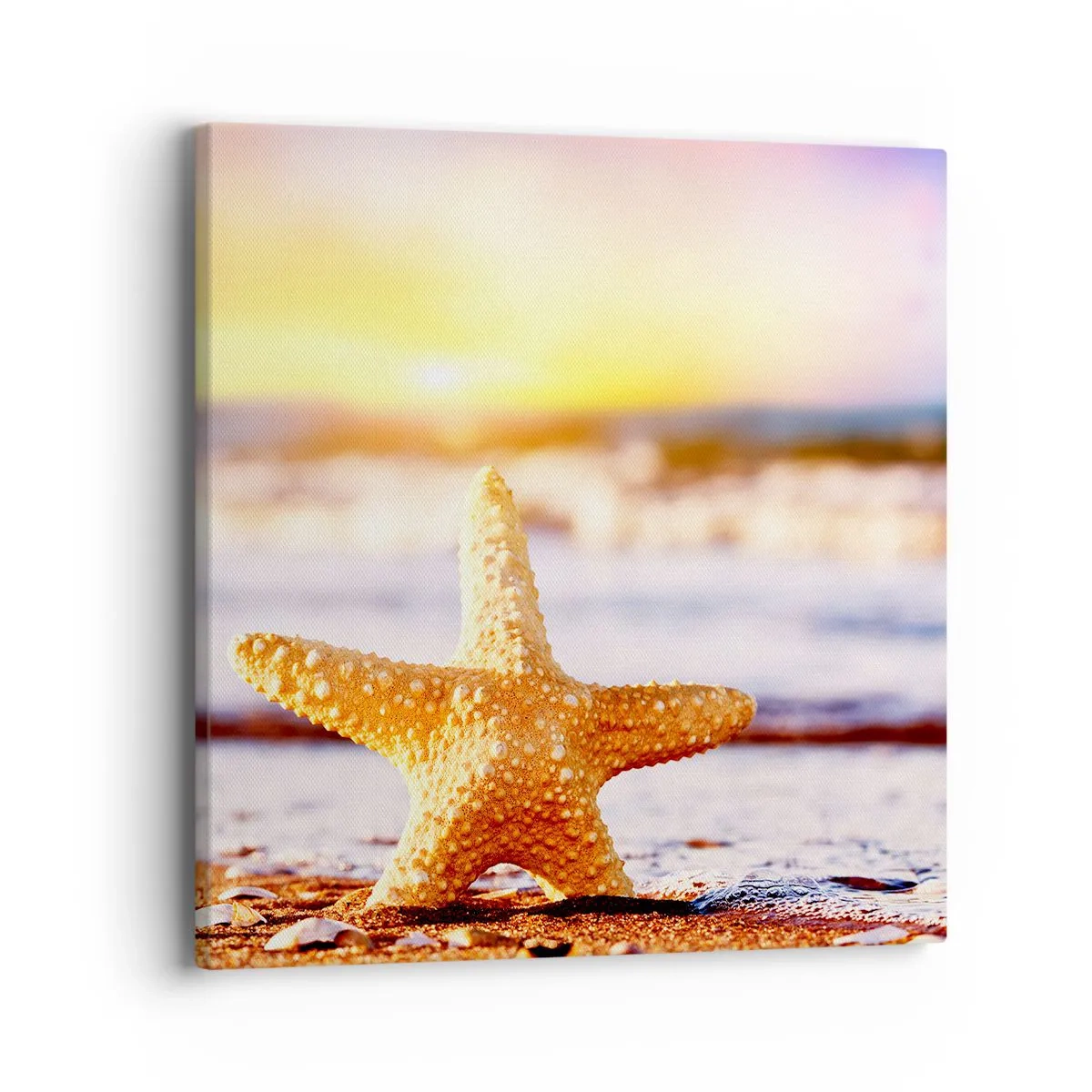 Lærredstryk - Billede på lærred - Maritime gave - 40x40 cm