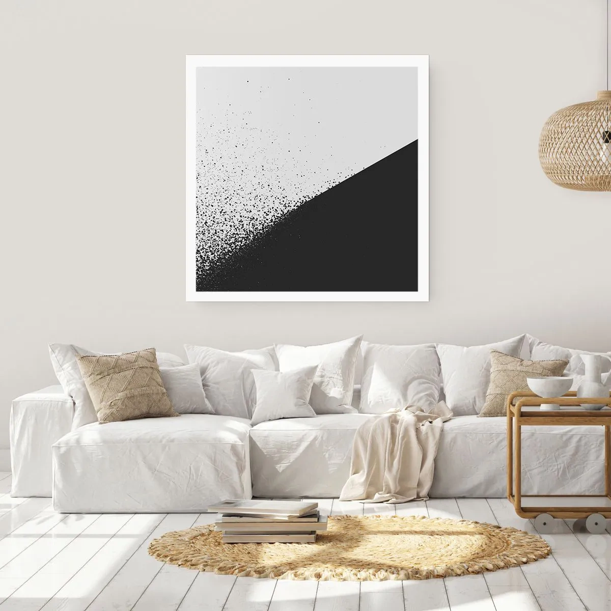 Plakat - Hurtigere og hurtigere, mere og mere - 30x30 cm