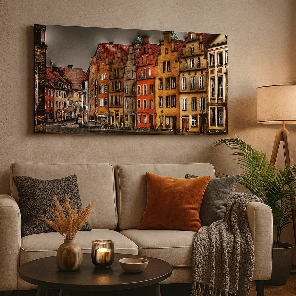 Lærredstryk - Billede på lærred - Det eneste, der mangler, er en fortryllet hestevogn - 30x30 cm