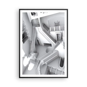 Plakat i sort ramme - Rummets paradokser - 70x100 cm