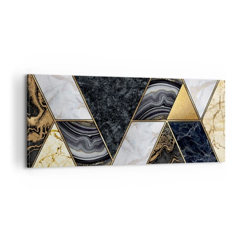 Lærredstryk - Billede på lærred - Sten for sten - 100x40 cm