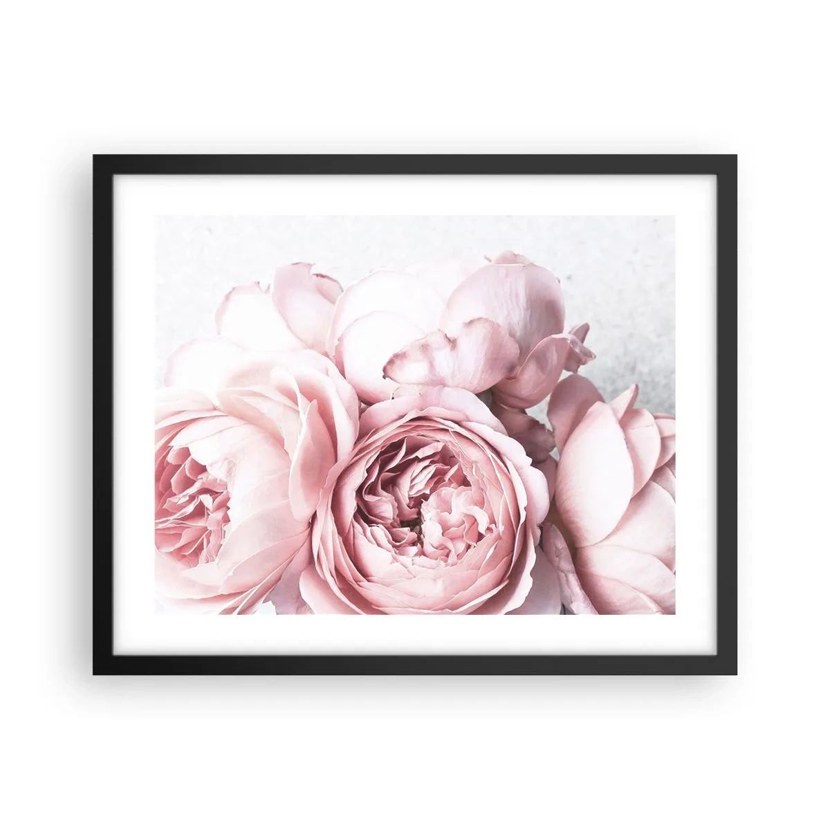Plakat i sort ramme - For de romantiske - 50x40 cm