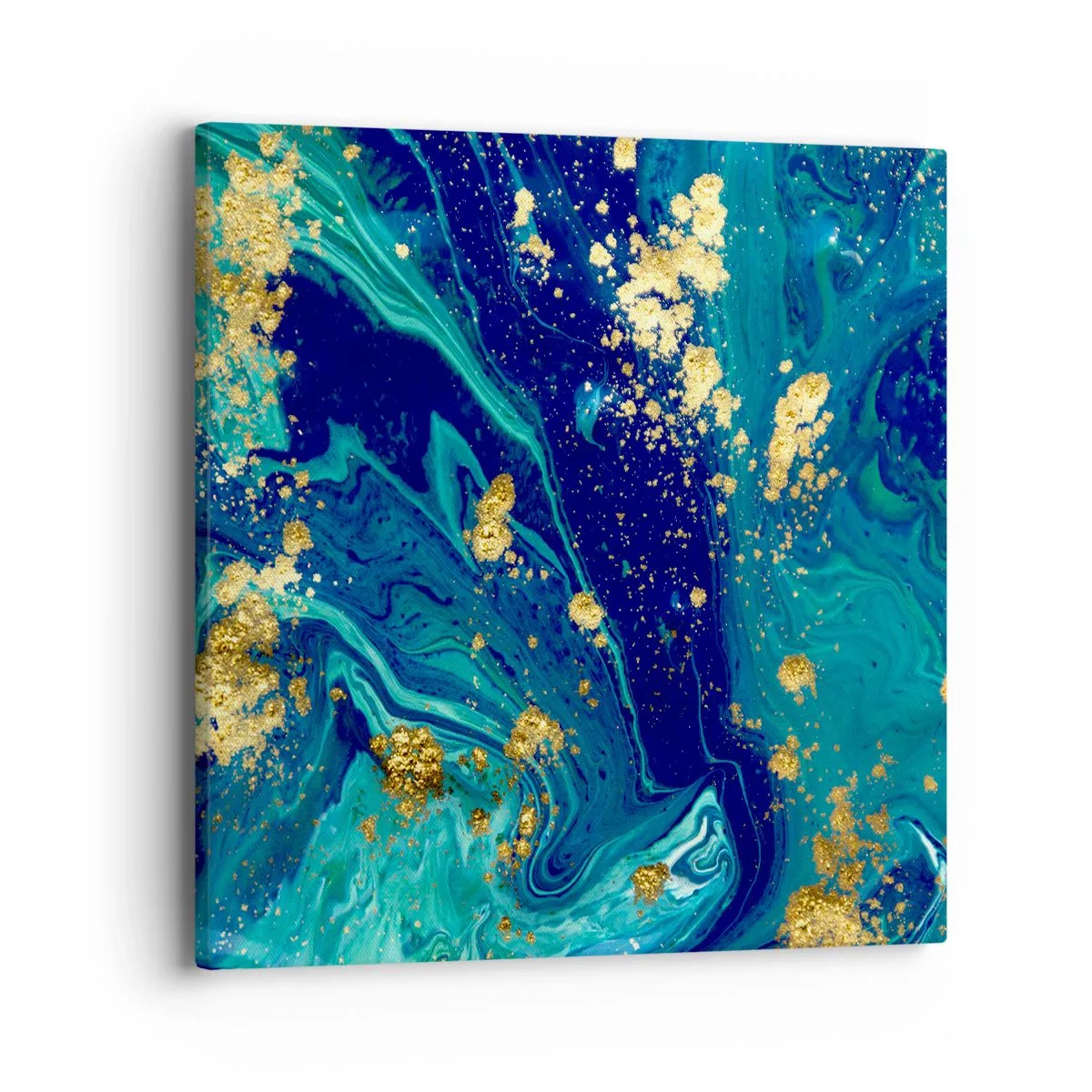 Lærredstryk - Billede på lærred - Solblade - 40x40 cm