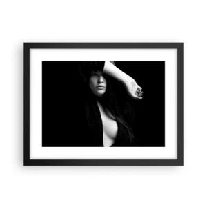 Plakat i sort ramme - Forførelsens skole - 40x30 cm