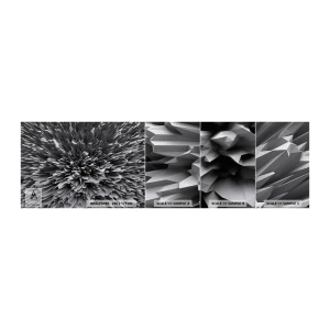 Prøve Fototapet Premium Canvas - Det kan ikke blive skarpere end dette - 3D, Moderne, Tredimensionel - 100x30 cm