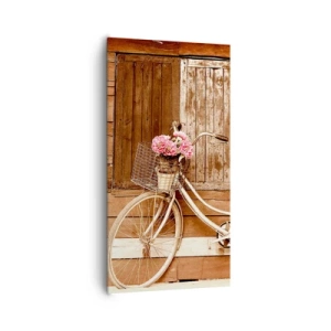 Lærredstryk - Billede på lærred - Jeg vender tilbage om lidt - 65x120 cm