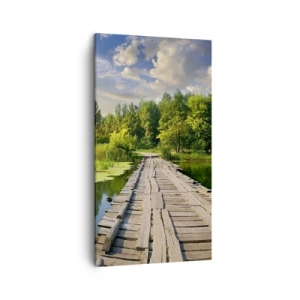 Lærredstryk - Billede på lærred - Sommer, sommer overalt - 45x80 cm