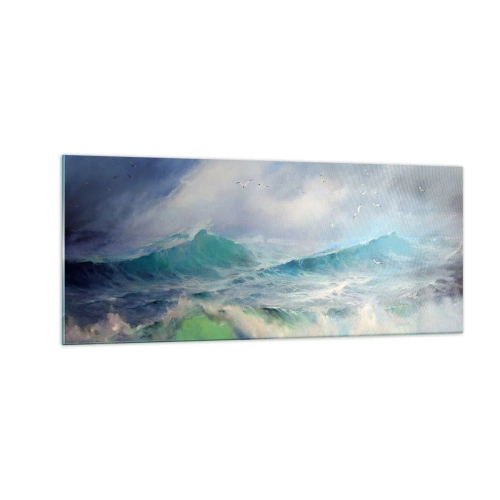 Billede på glas - "Hvirvelvinden hylede af triumf ...’ - 100x40 cm