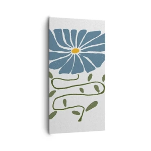 Lærredstryk - Billede på lærred - Fra kvist til blomst - 65x120 cm