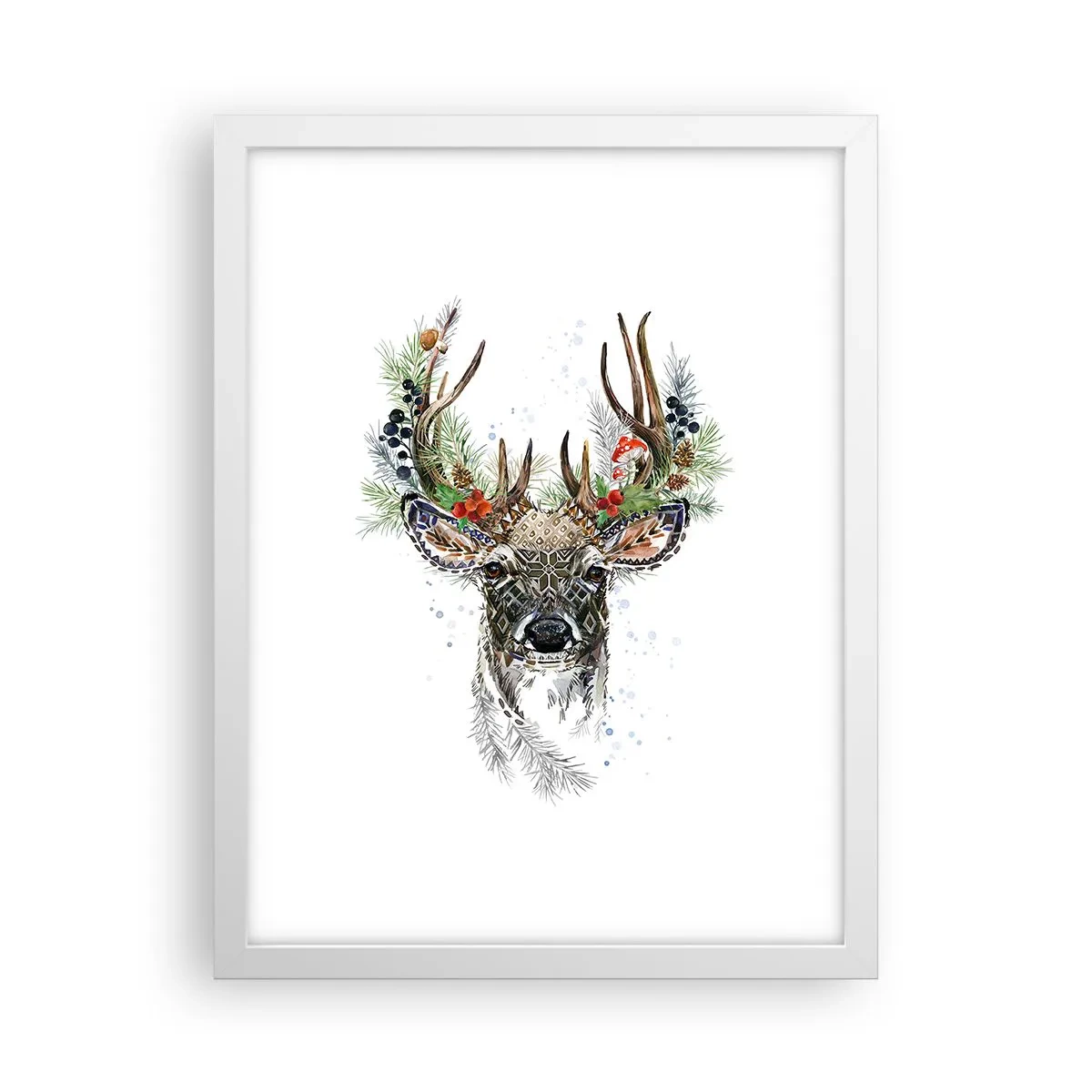 Plakat i hvid ramme - I festlig påklædning - 30x40 cm