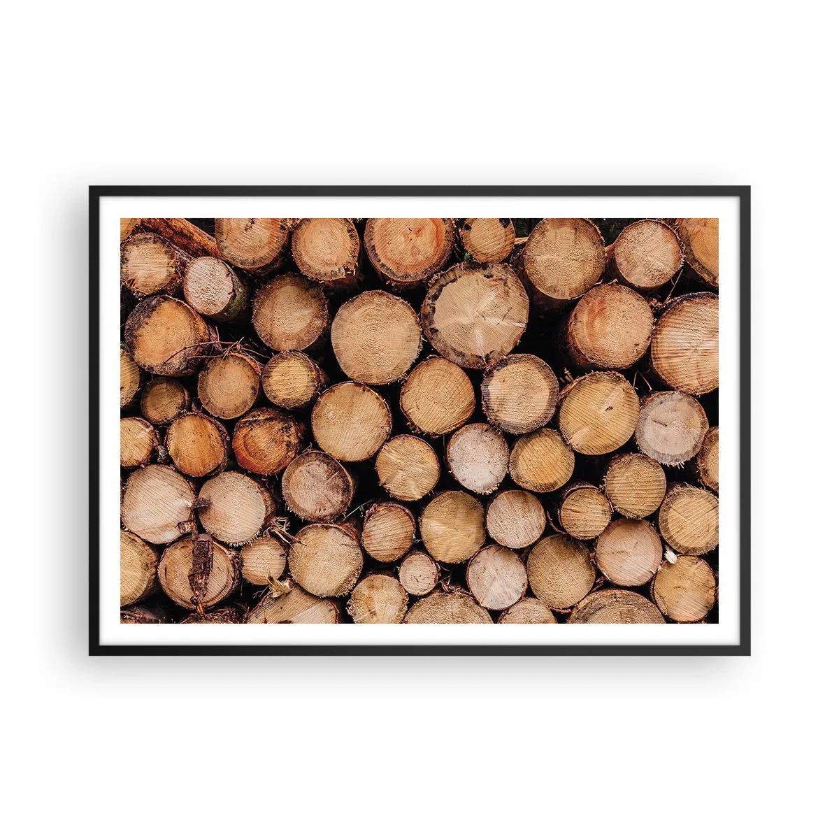 Plakat i sort ramme - En ny begyndelse - 100x70 cm