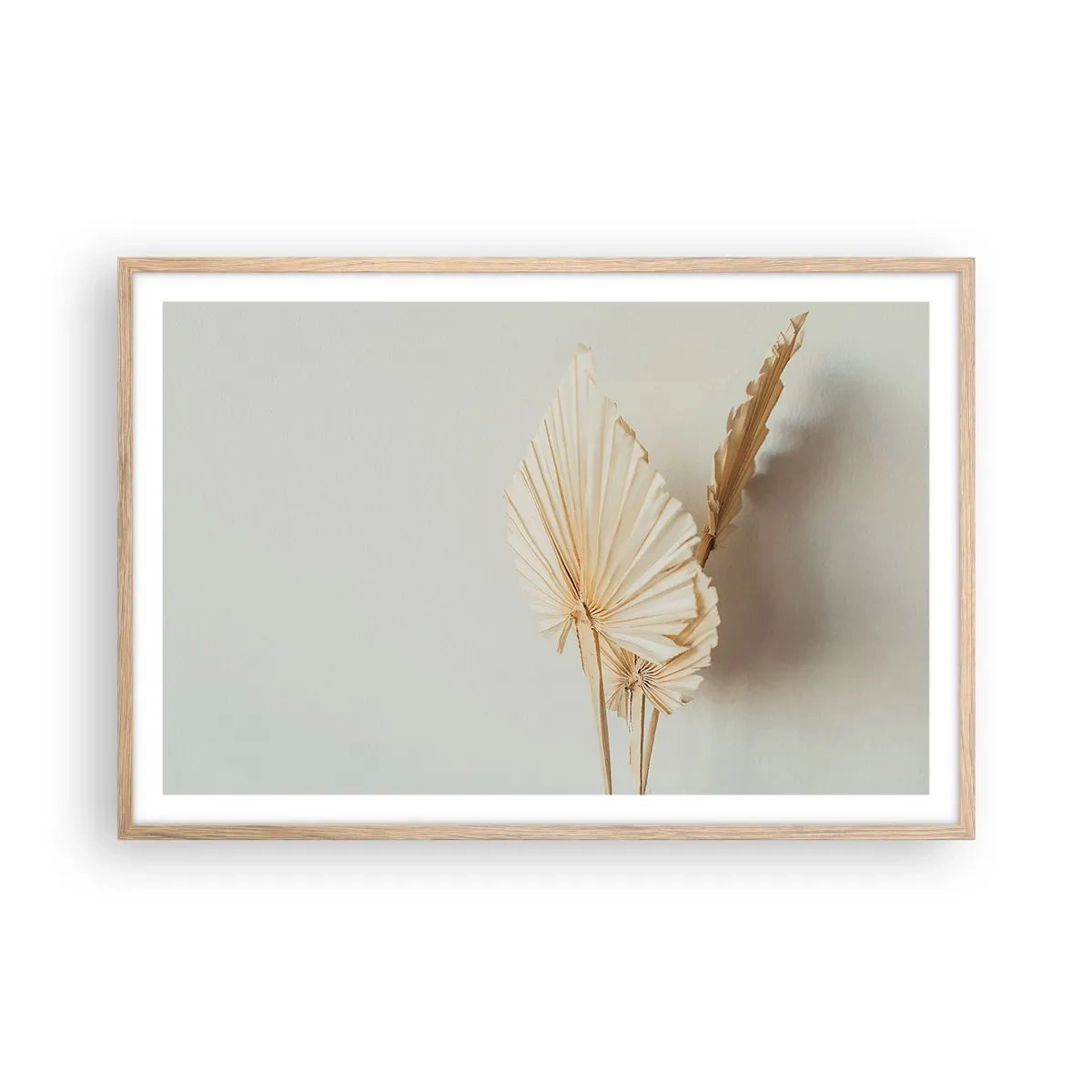 Plakat i ramme af lyst egetræ - Når du har brug for trøst - 91x61 cm