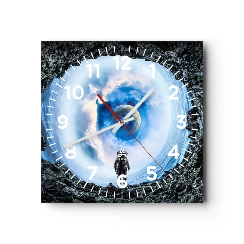 Vægur, Uret - Ikke langt hjemmefra - 40x40 cm