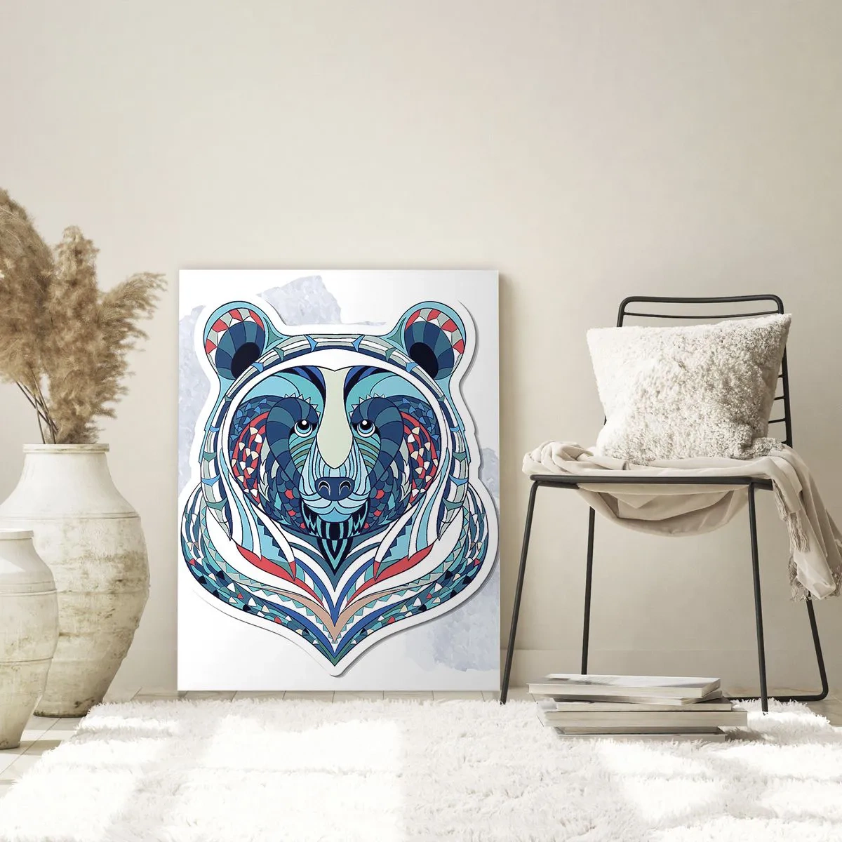 Billede på glas - Eviva Grønland! - 80x120 cm