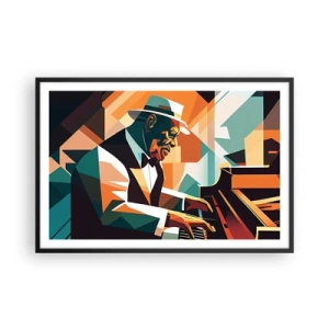Plakat i sort ramme - Alt det jazz - 91x61 cm