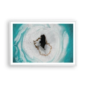 Plakat i hvid ramme - Kom indenfor - 91x61 cm