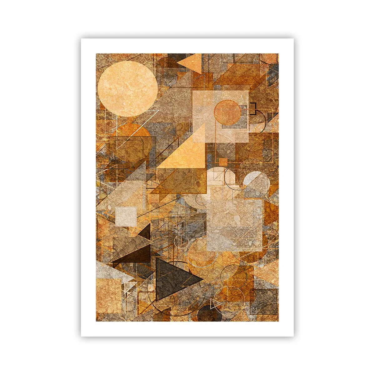 Plakat - Kubistisk bronzeundersøgelse - 50x70 cm