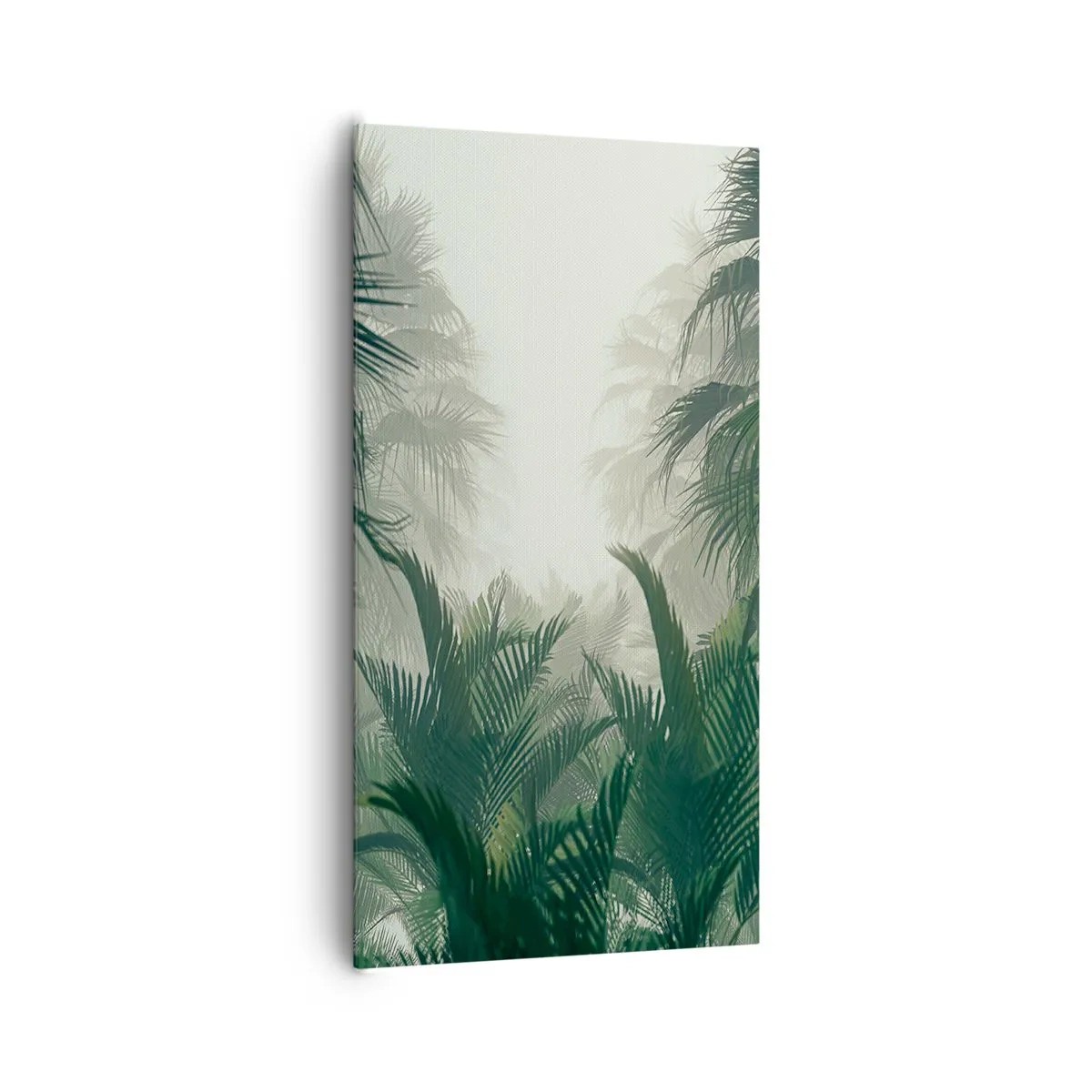 Lærredstryk - Billede på lærred - Tropisk mysterium - 65x120 cm