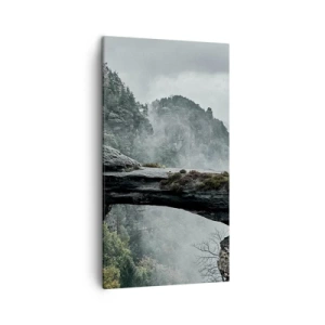 Lærredstryk - Billede på lærred - Eventyret er ved at begynde - 45x80 cm