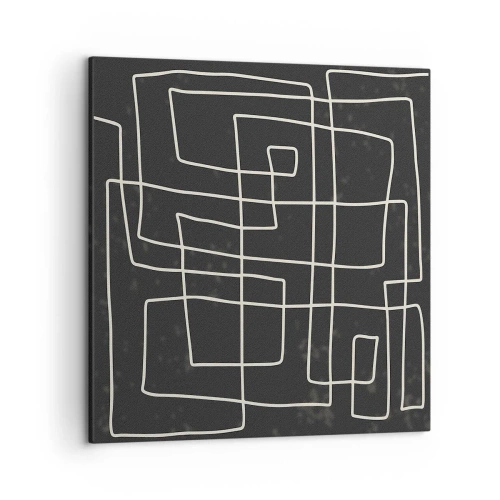 Lærredstryk - Billede på lærred - Ikke helt så enkel - 50x50 cm