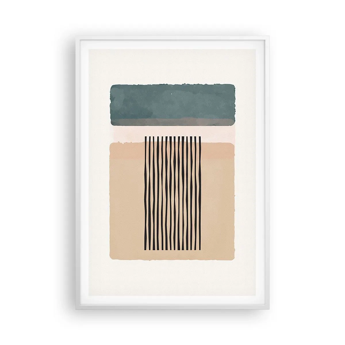 Plakat i hvid ramme - Alt er i god stand - 70x100 cm