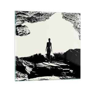 Billede på glas - Et nyt udseende - 30x30 cm