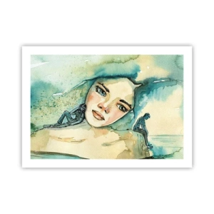 Plakat - Am I blue? - 70x50 cm