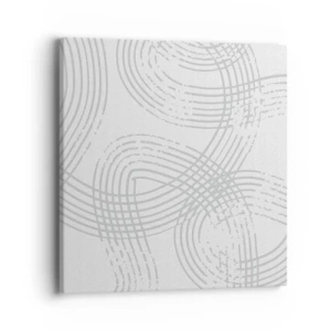 Lærredstryk - Billede på lærred - Der er ingen lige vej - 40x40 cm