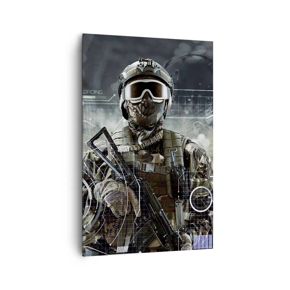 Lærredstryk - Billede på lærred - Magt til potens - 80x120 cm