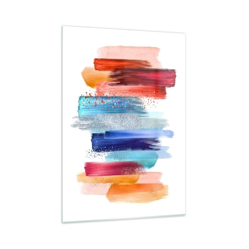 Billede på glas - Op og ned - 50x70 cm