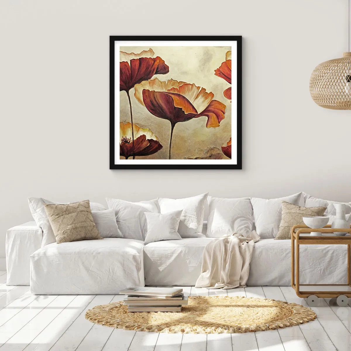 Plakat i sort ramme - Marker - 60x60 cm