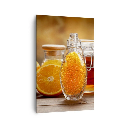 Lærredstryk - Billede på lærred - Solrige smags- og aromastoffer - 80x120 cm