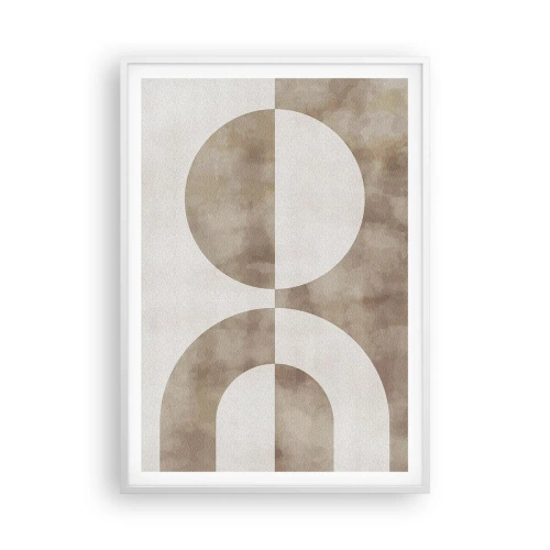 Plakat i hvid ramme - Ligheder og forskelle - 70x100 cm