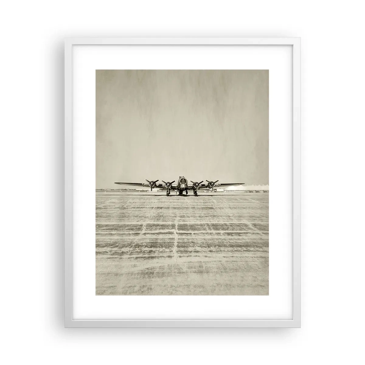 Plakat i hvid ramme - Som altid klar - 40x50 cm