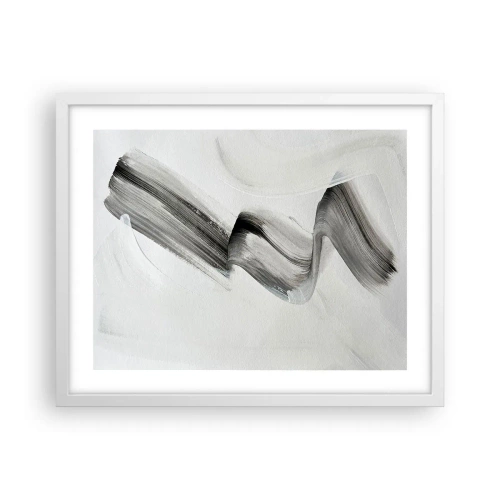 Plakat i hvid ramme - Bare for sjov - 50x40 cm