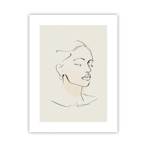 Plakat - En bestemt linje - 30x40 cm