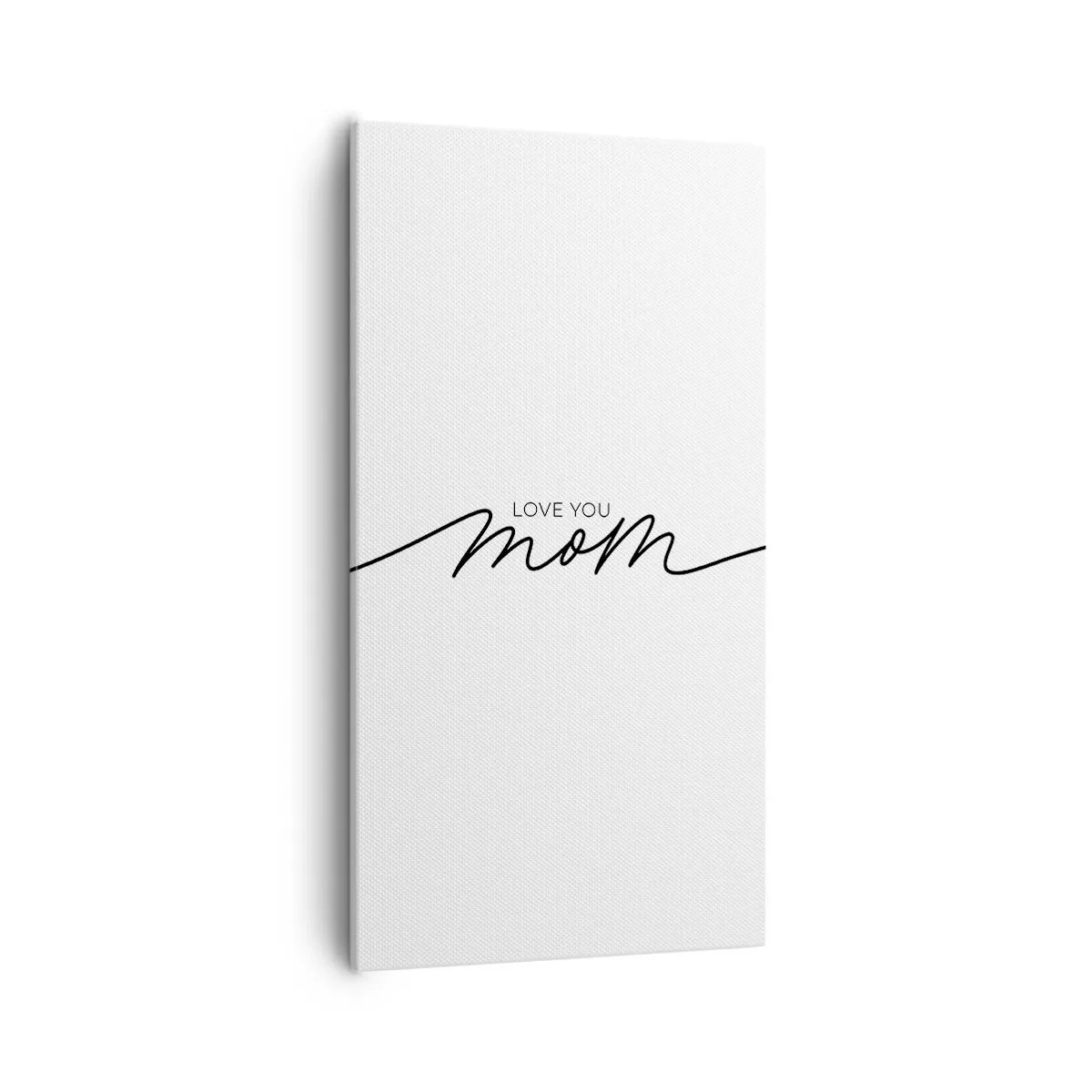 Lærredstryk - Billede på lærred - Stor følelse - 55x100 cm