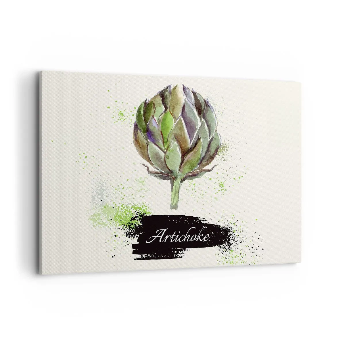 Lærredstryk - Billede på lærred - Eviva grøntsager! - 100x70 cm