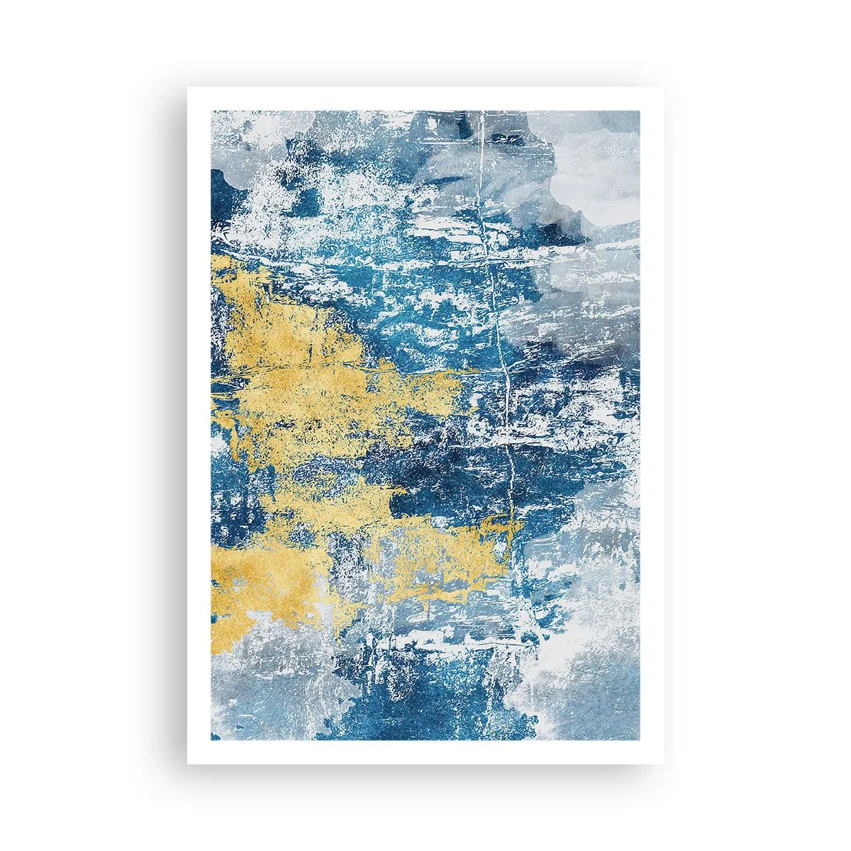 Plakat - En fredfyldt abstraktion - 70x100 cm