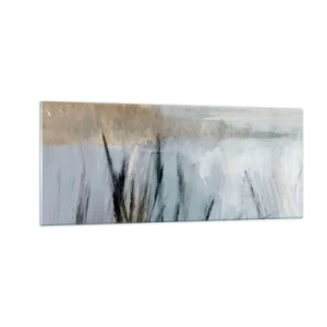 Billede på glas - Vintermarker - 100x40 cm