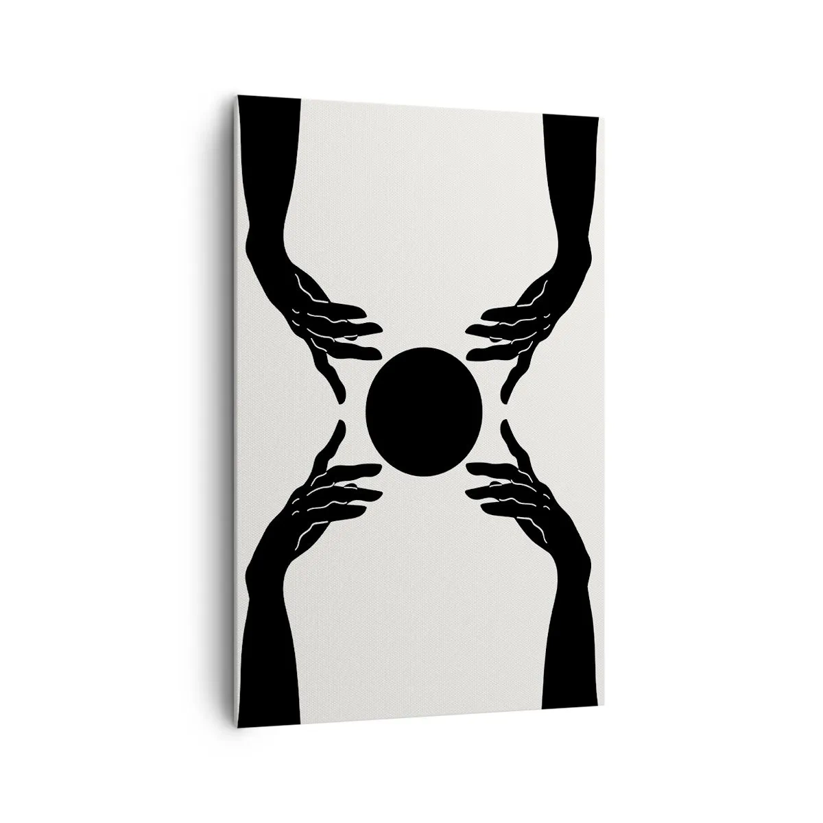 Lærredstryk - Billede på lærred - Et hemmeligt tegn - 80x120 cm