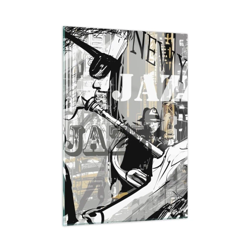 Billede på glas - Til New Yorks rytme - 50x70 cm